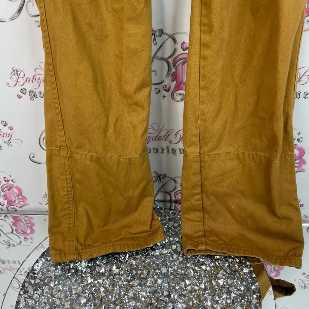 Urban Heritage pants cargo work style pants brown Tan Slim Pants - Picture 8 of 11